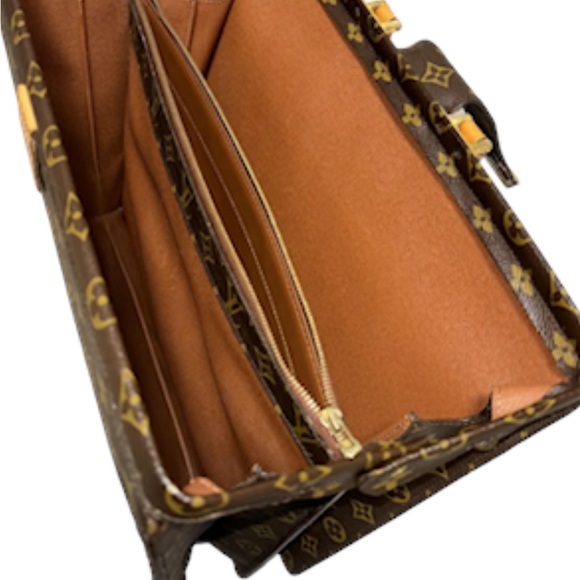 Louis Vuitton Fermoir Serviette Business Briefcase With Key & Box in EUC 💼 - Picture 8 of 16